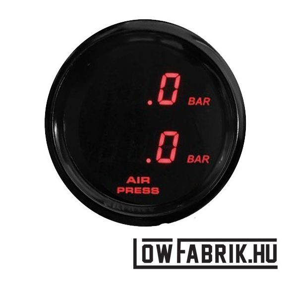 FAHRWairK - digitális dupla nyomásmérő - piros
