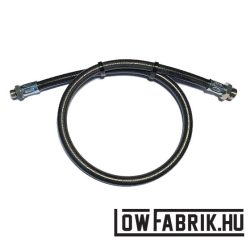 Fém Flexicső Légpárnához Fekete 0,5m