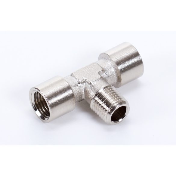 T csatlakozó 1x külső - 2x belső menettel 