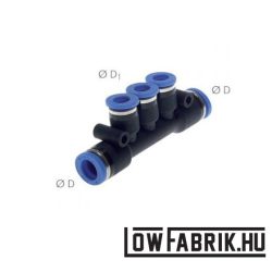 Többszörös T csatlakozó